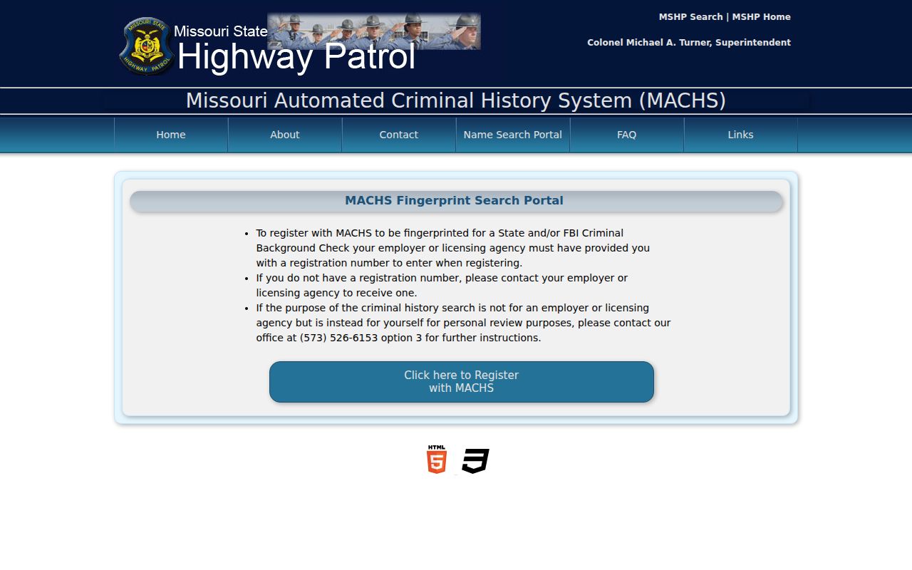 Monroe County criminal history MACHS record review portal